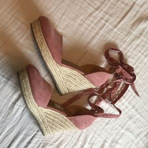 Blush Pink Wedges
